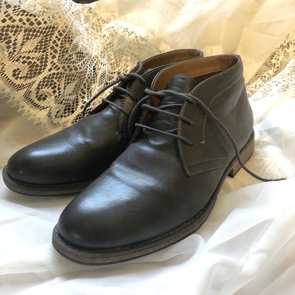 Classic Dress Shoes Chukka Boots Sonoma Mens Size 10 Medium Gunmetal Grey main image 6